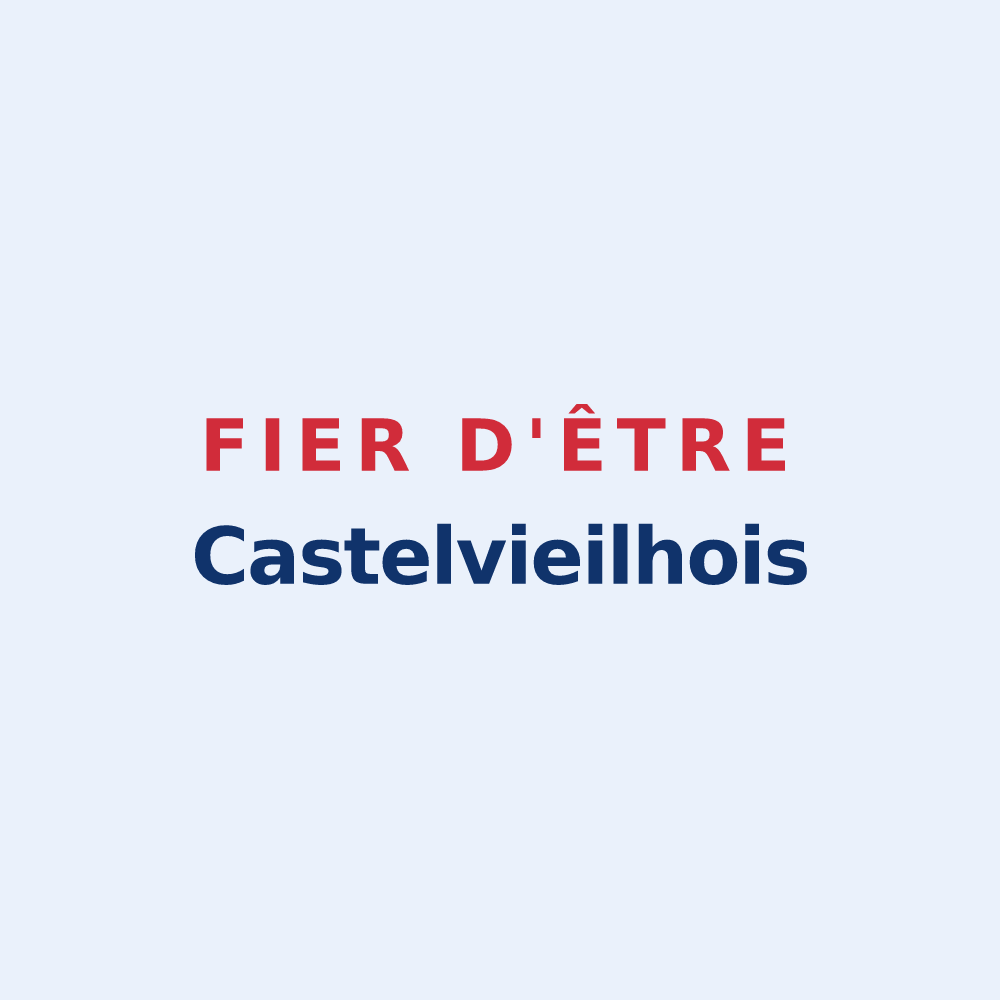 Sticker « Fier d'être Castelvieilhois » — design pour Castelvieilh