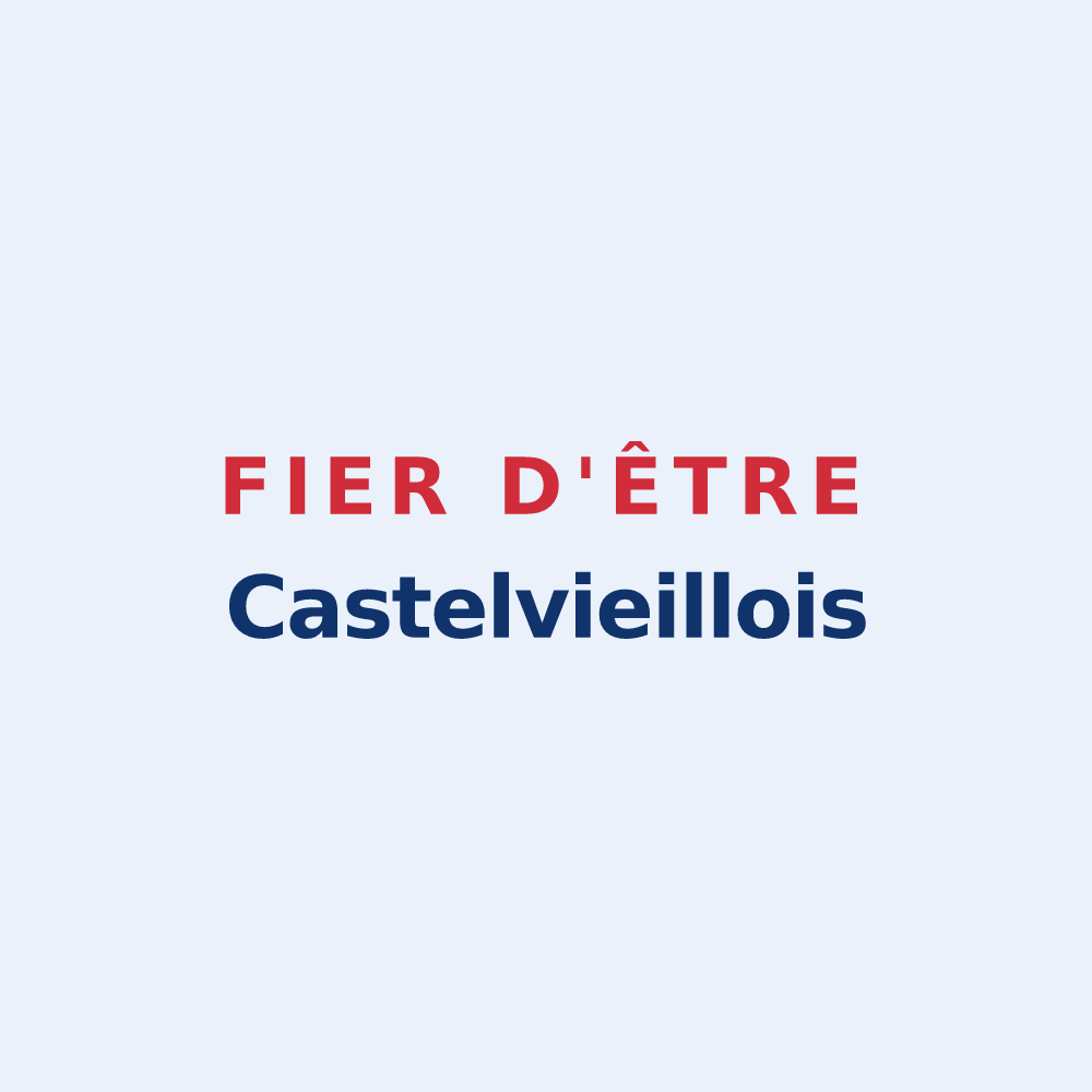 Sticker « Fier d'être Castelvieillois » — design pour Castelviel