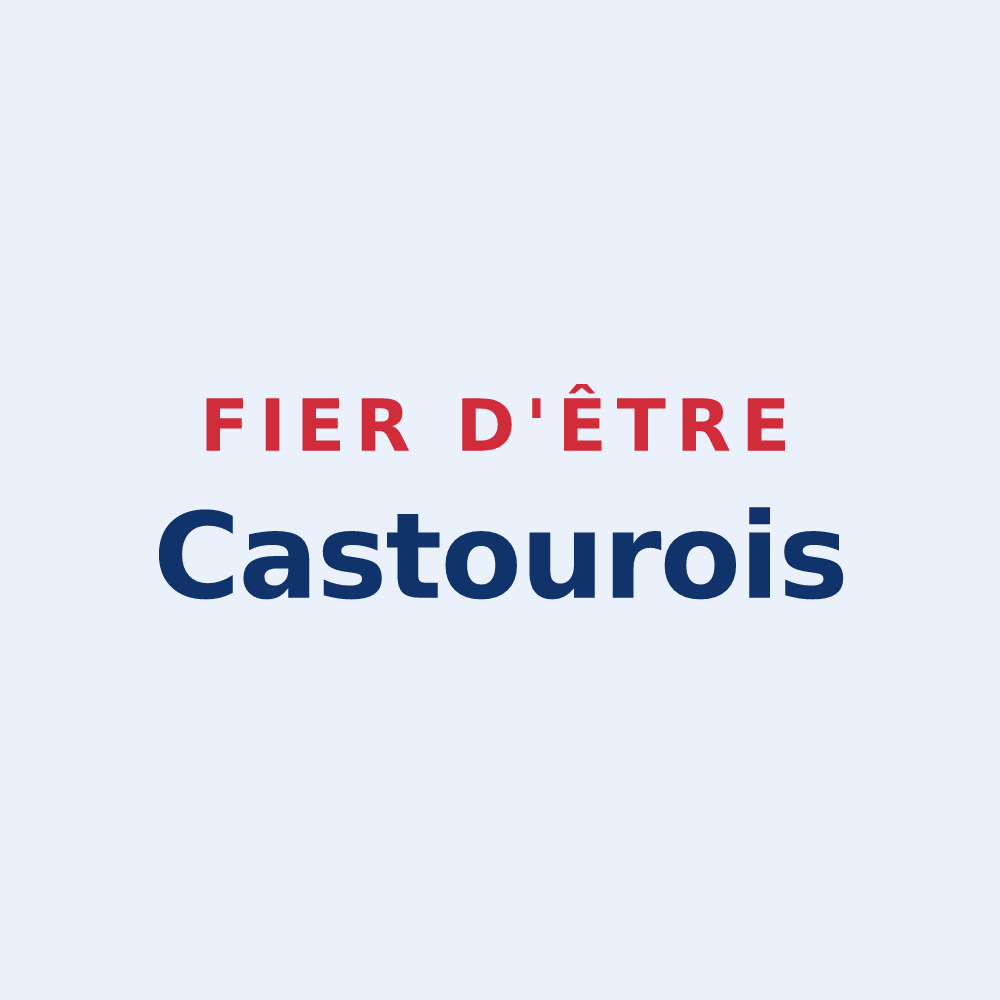 Sticker « Fier d'être Castourois » — design pour Castéra-Lectourois