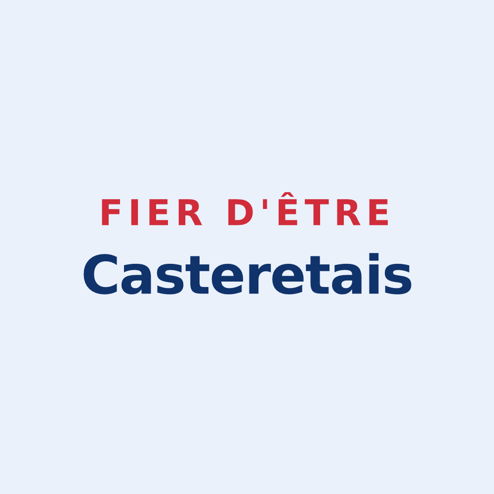 Sticker « Fier d'être Casteretais » — design pour Casterets