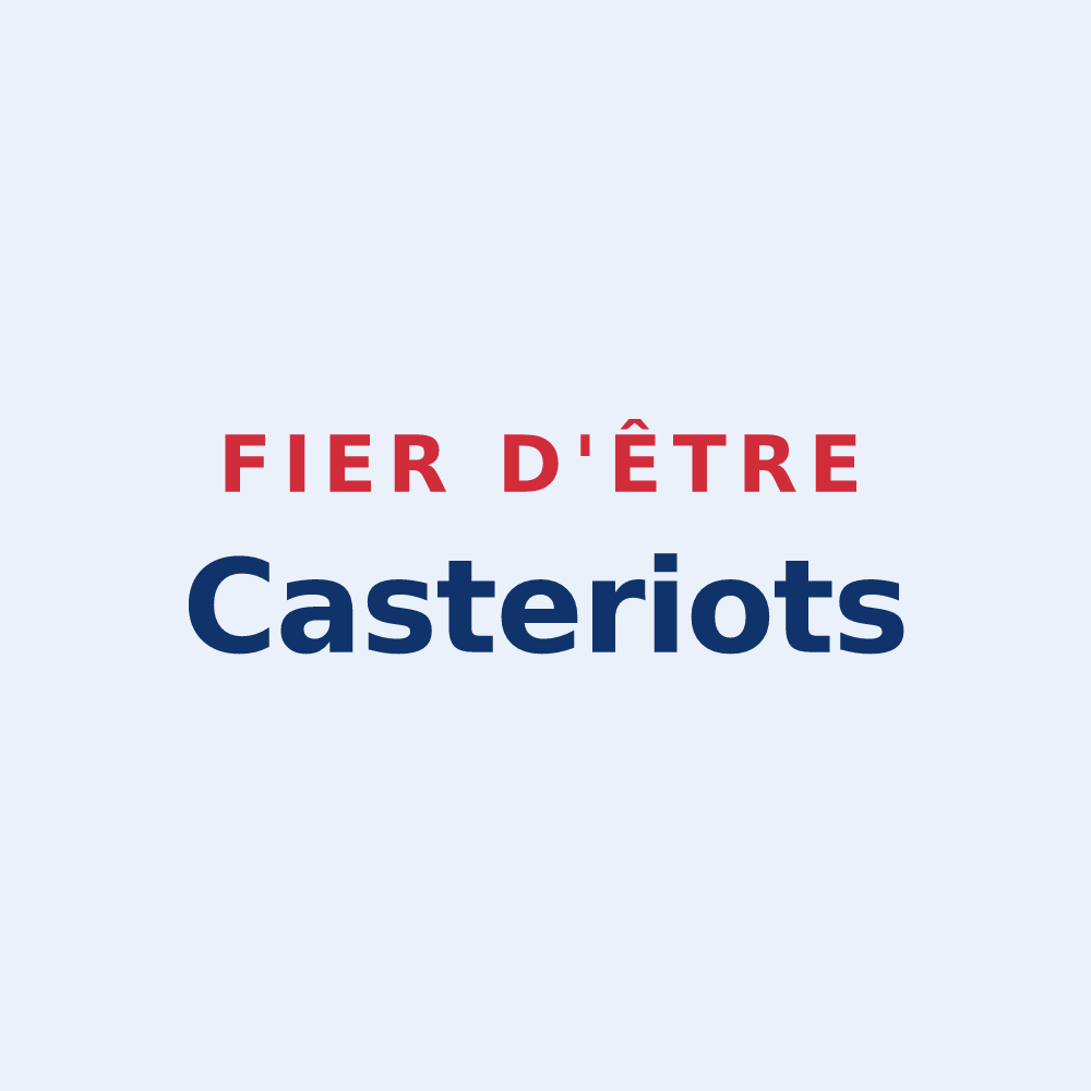 Sticker « Fier d'être Casteriots » — design pour Castets et Castillon