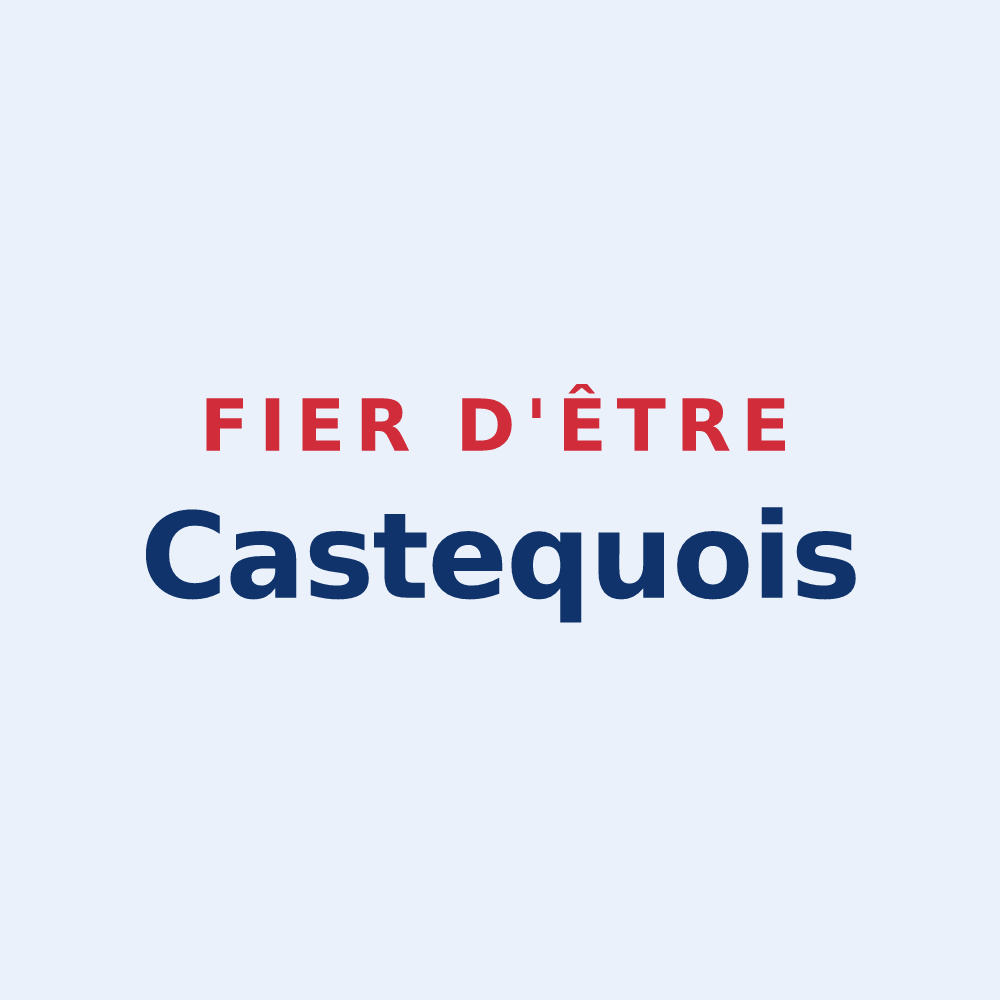 Sticker « Fier d'être Castequois » — design pour Castex