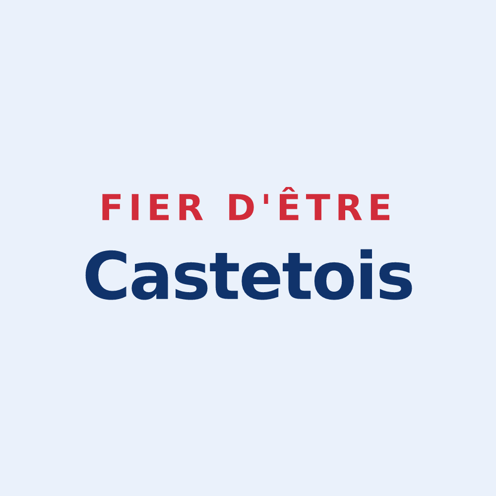 Sticker « Fier d'être Castetois » — design pour Castex