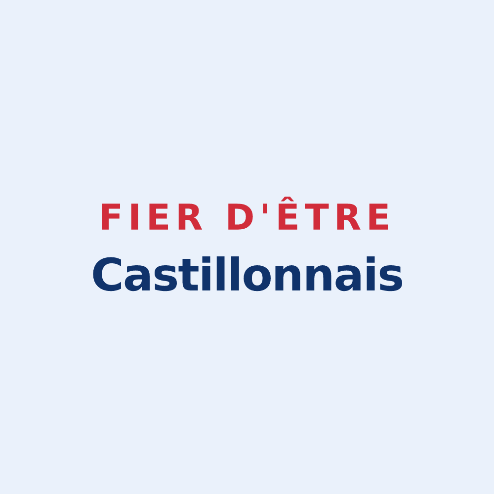 Sticker « Fier d'être Castillonnais » — design pour Castillon-Savès