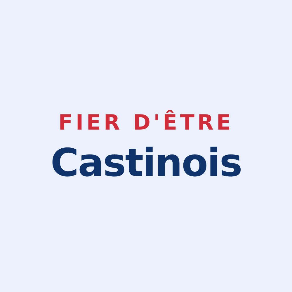 Sticker « Fier d'être Castinois » — design pour Castin