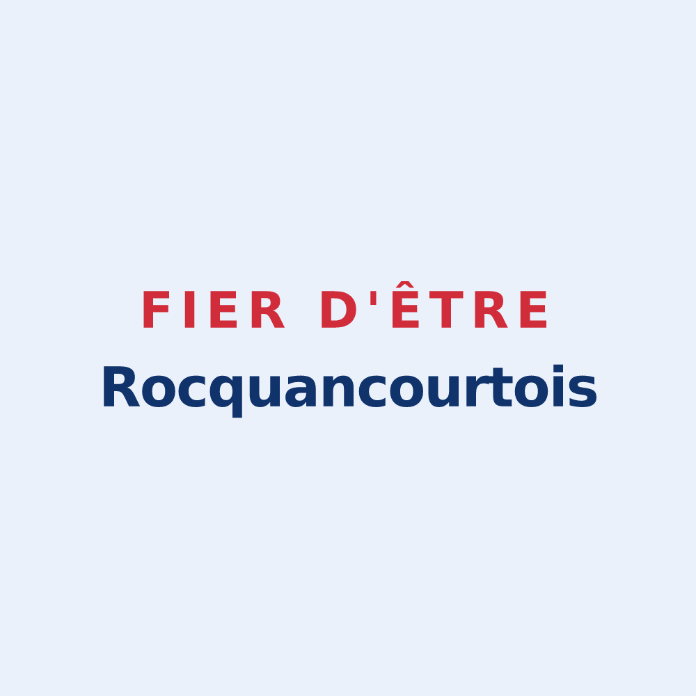 Sticker « Fier d'être Rocquancourtois » — design pour Castine-en-Plaine