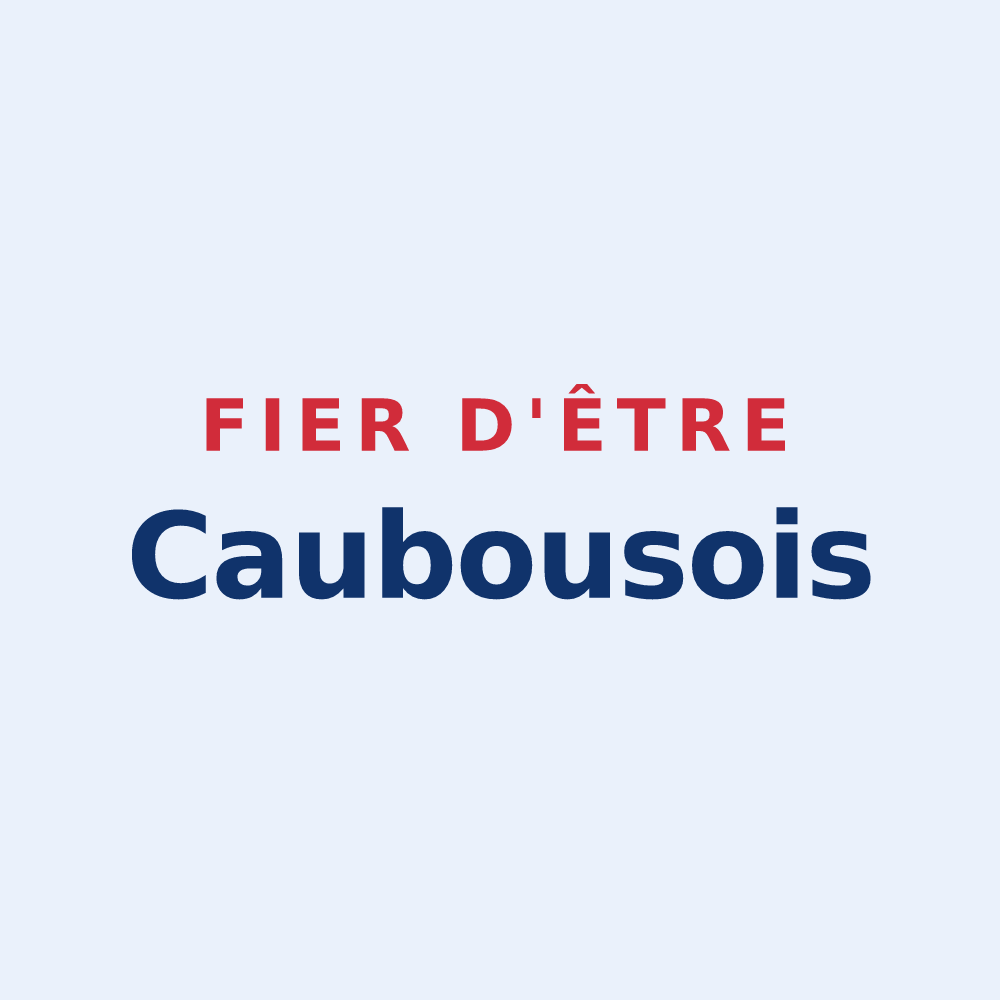 Sticker « Fier d'être Caubousois » — design pour Caubous