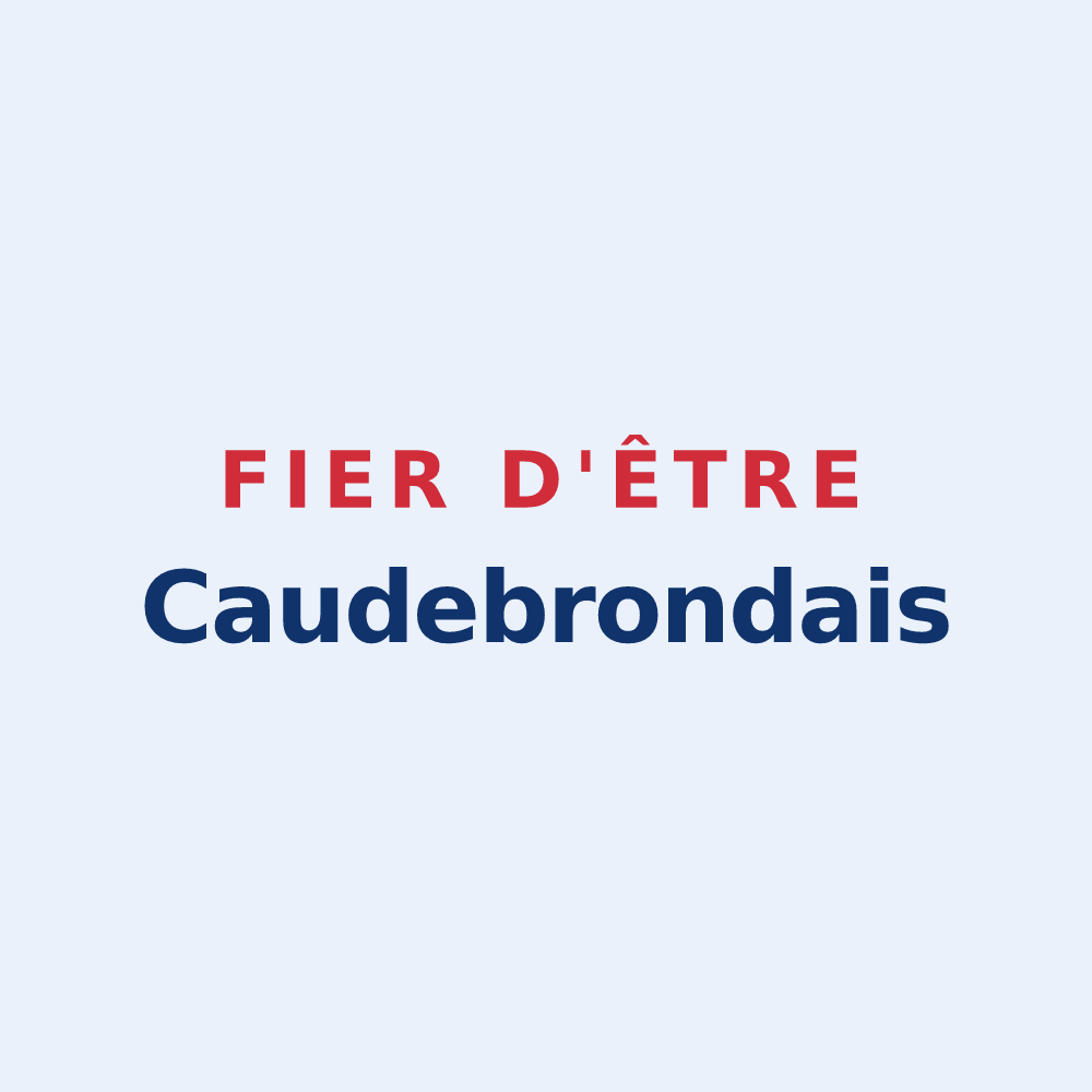 Sticker « Fier d'être Caudebrondais » — design pour Caudebronde
