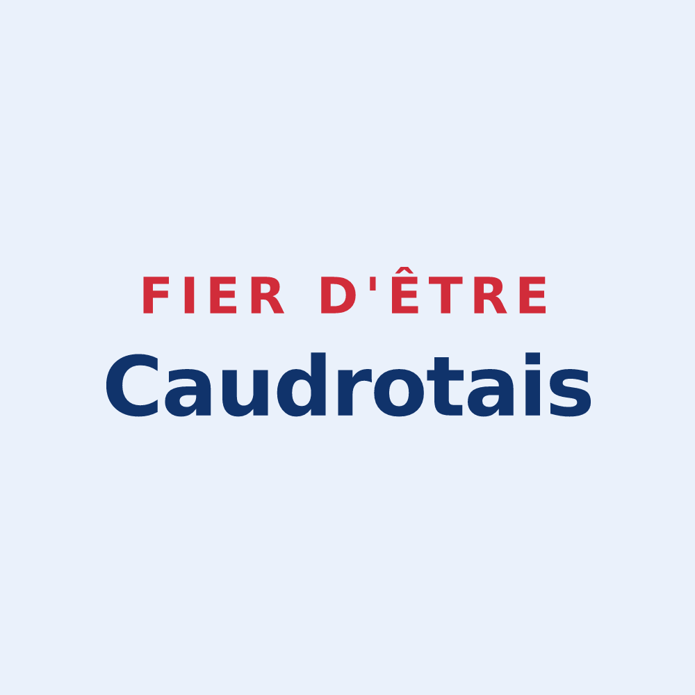 Sticker « Fier d'être Caudrotais » — design pour Caudrot