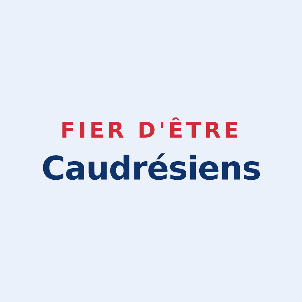 Sticker « Fier d'être Caudrésiens » — design pour Caudry