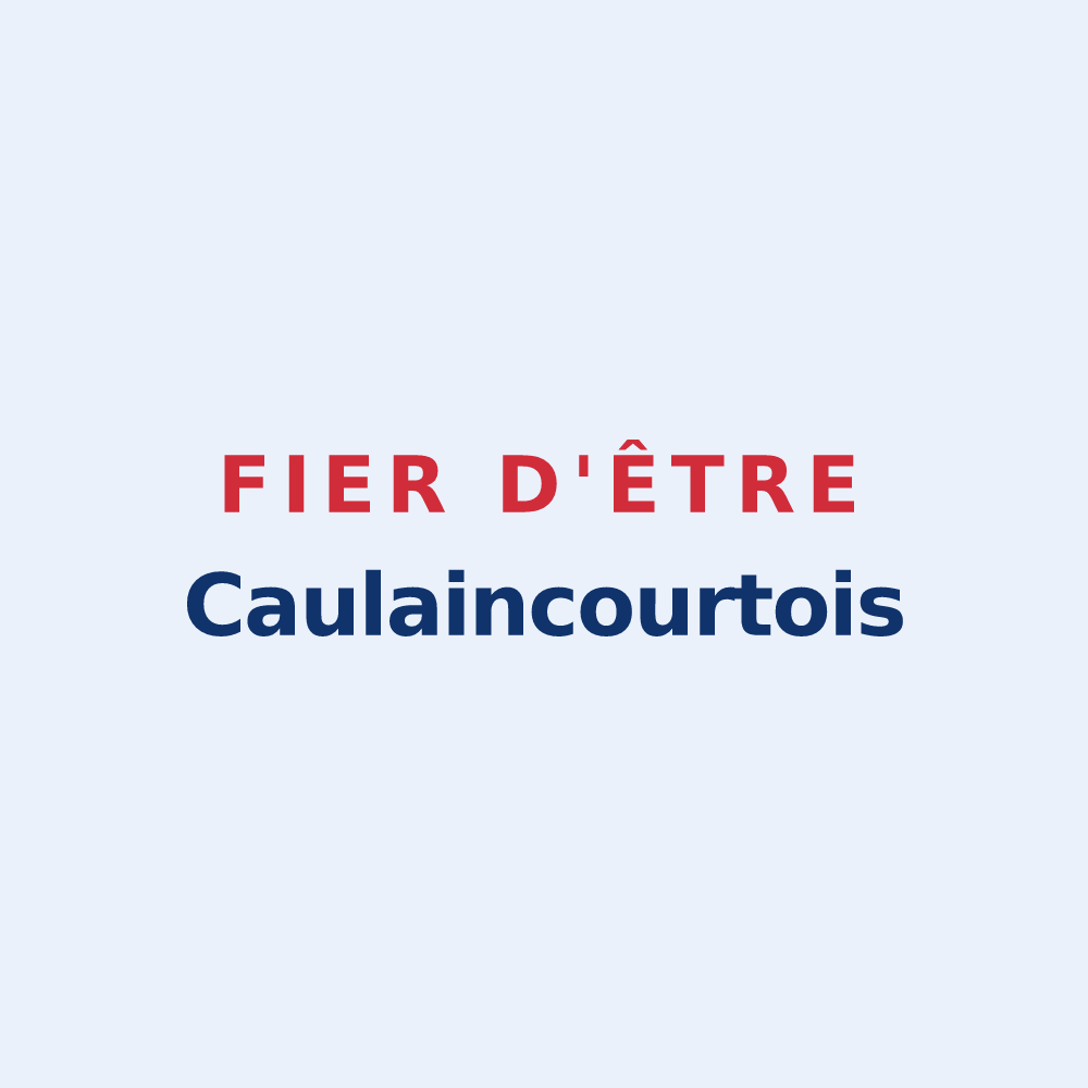 Sticker « Fier d'être Caulaincourtois » — design pour Caulaincourt