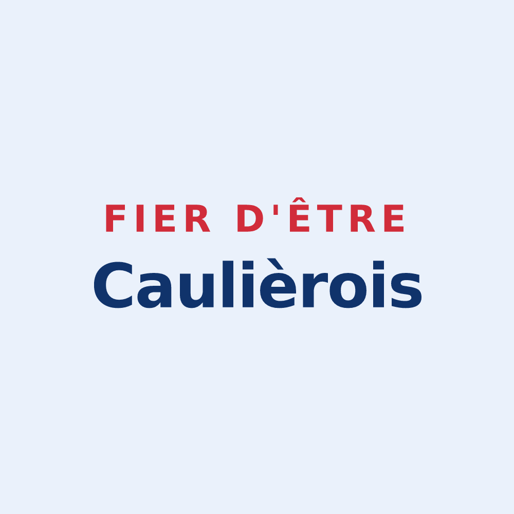 Sticker « Fier d'être Caulièrois » — design pour Caulières