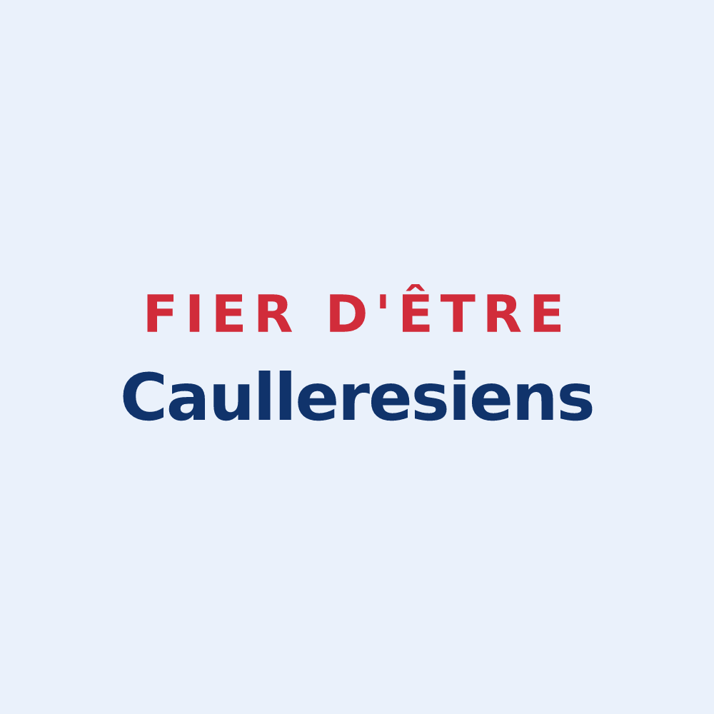 Sticker « Fier d'être Caulleresiens » — design pour Caullery