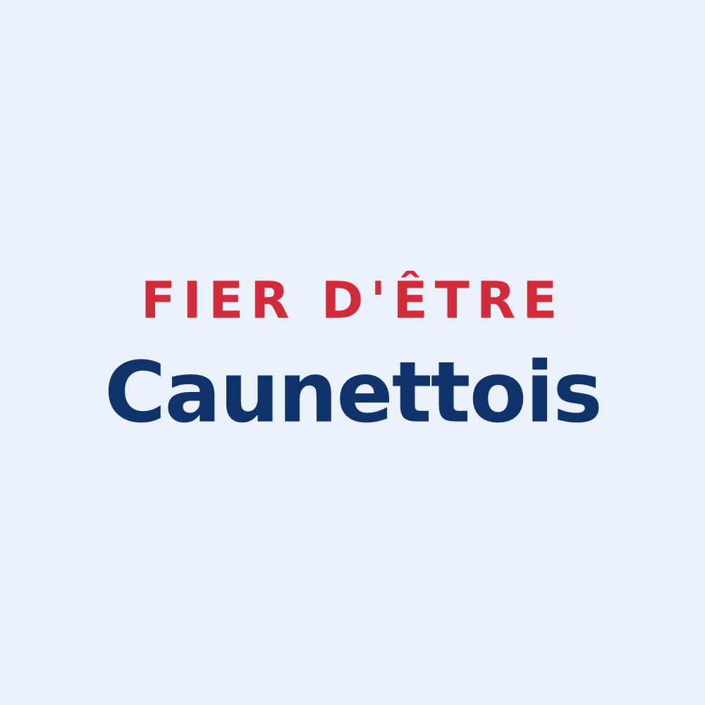 Sticker « Fier d'être Caunettois » — design pour Caunettes-en-Val