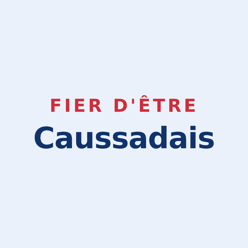 Sticker « Fier d'être Caussadais » — design pour Caussade