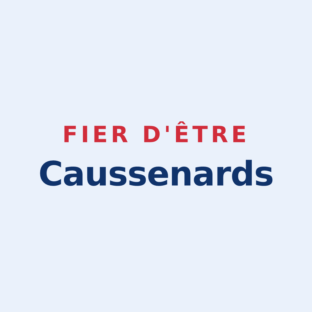 Sticker « Fier d'être Caussenards » — design pour Causse-de-la-Selle