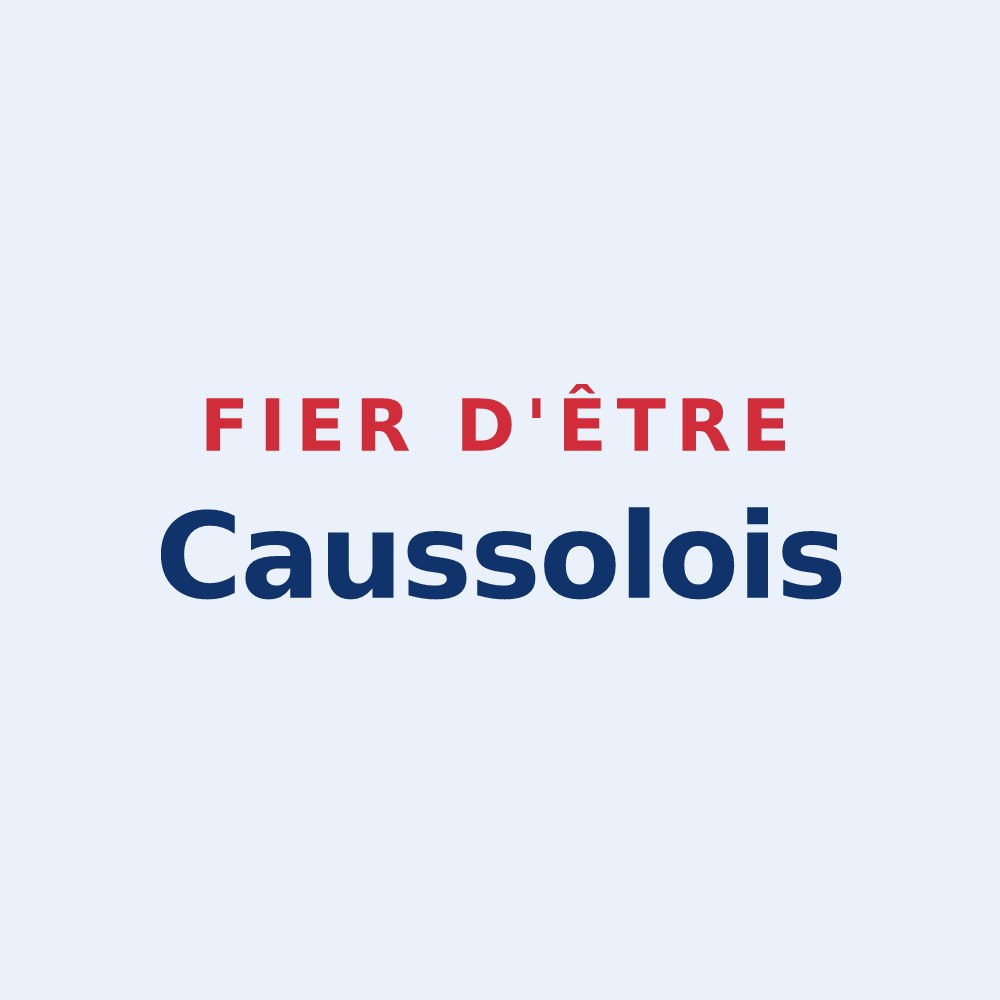 Sticker « Fier d'être Caussolois » — design pour Caussols