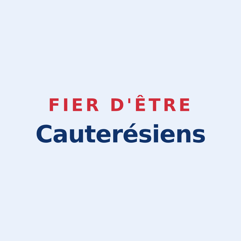 Sticker « Fier d'être Cauterésiens » — design pour Cauterets