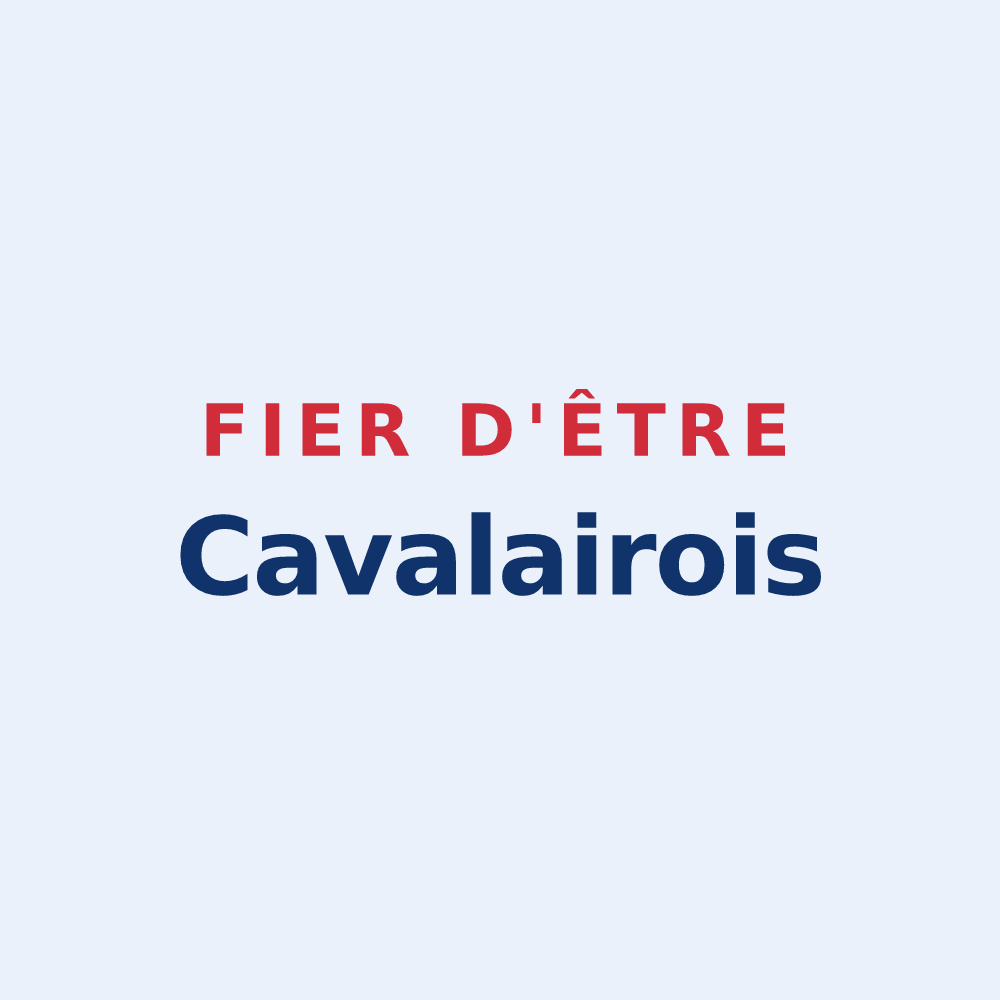 Sticker « Fier d'être Cavalairois » — design pour Cavalaire-sur-Mer