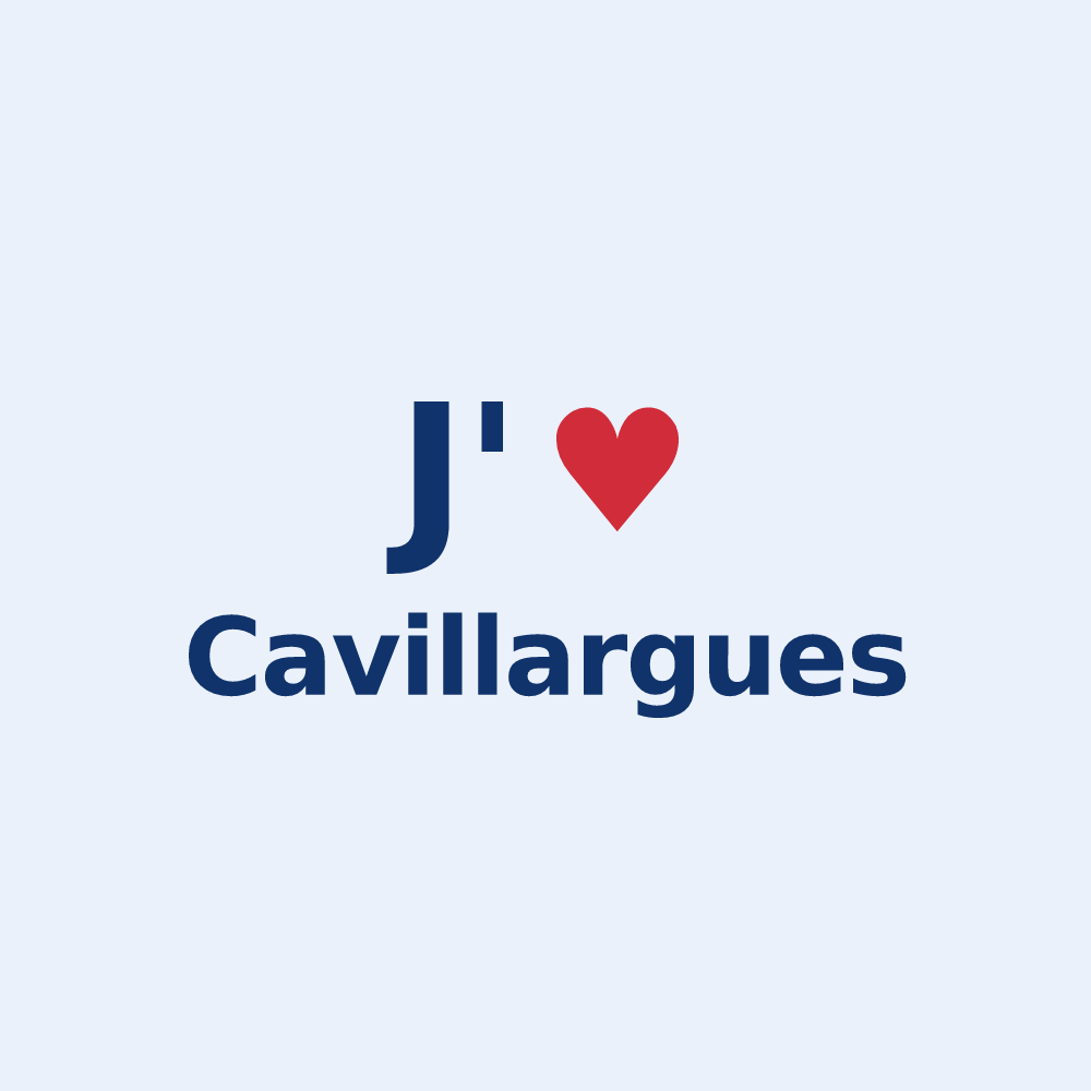 Sticker personnalisé Cavillargues — design J'aime Cavillargues