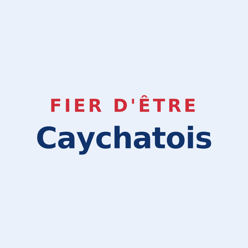 Sticker « Fier d'être Caychatois » — design pour Caychax-et-Senconac