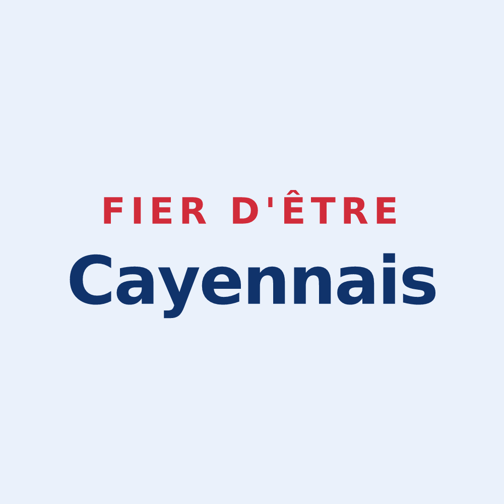 Sticker « Fier d'être Cayennais » — design pour Cayenne