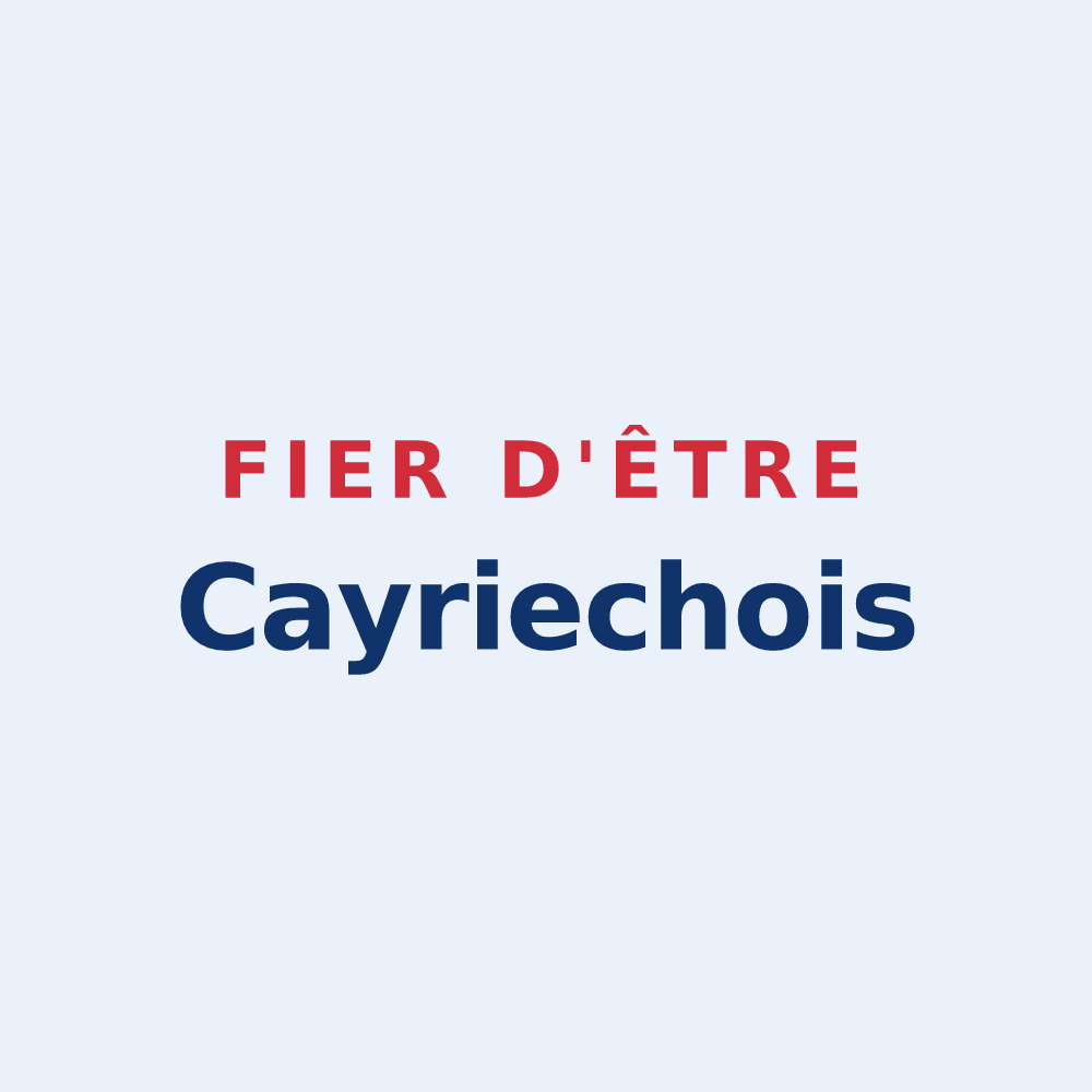 Sticker « Fier d'être Cayriechois » — design pour Cayriech