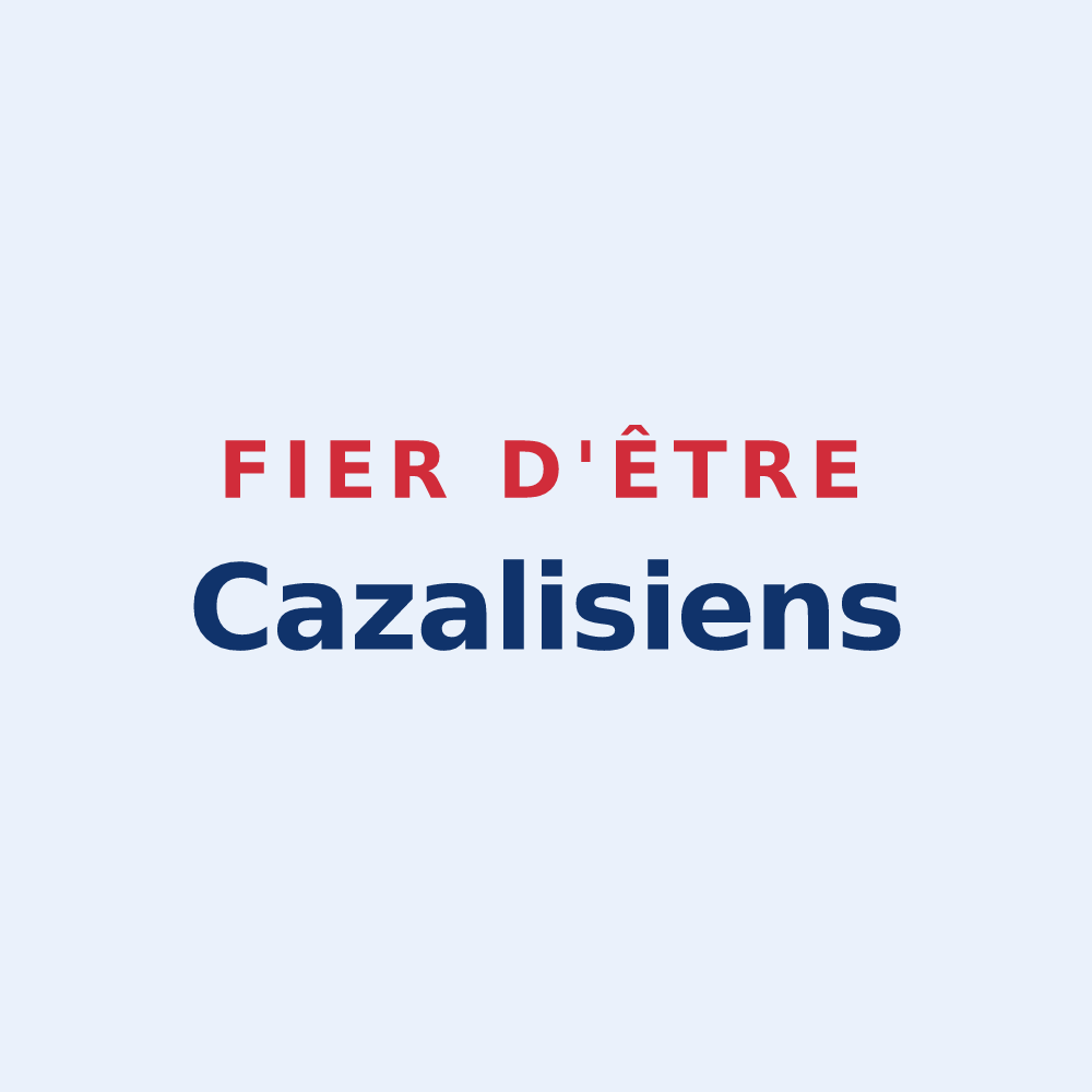 Sticker « Fier d'être Cazalisiens » — design pour Cazalis