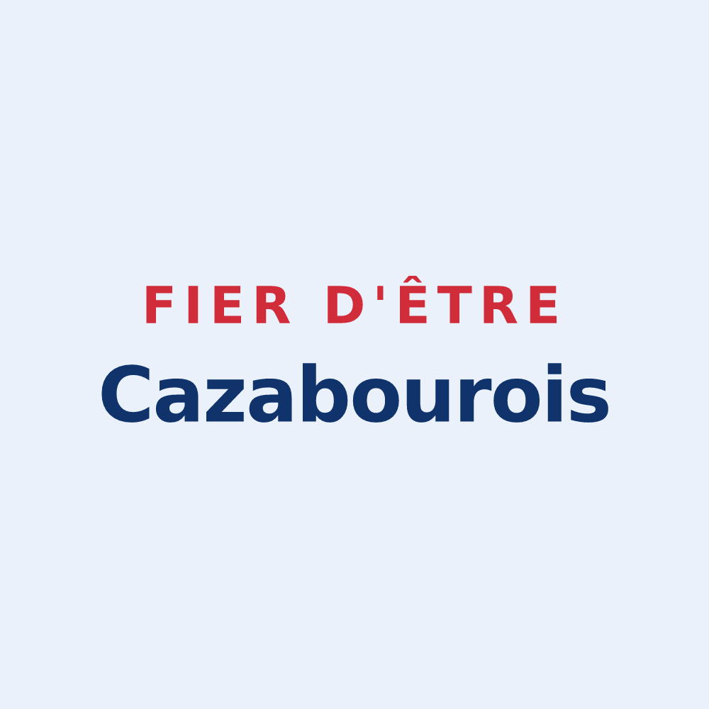 Sticker « Fier d'être Cazabourois » — design pour Cazaril-Tambourès