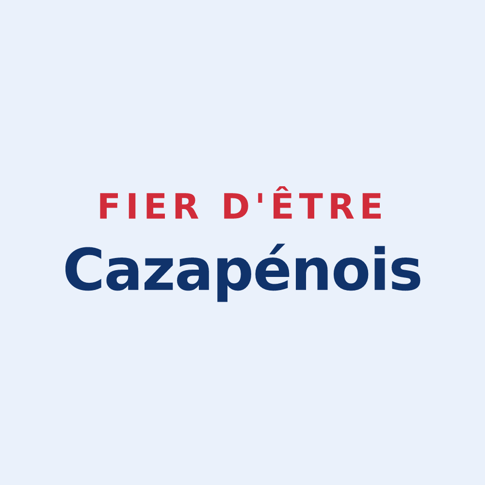 Sticker « Fier d'être Cazapénois » — design pour Cazarilh-Laspènes