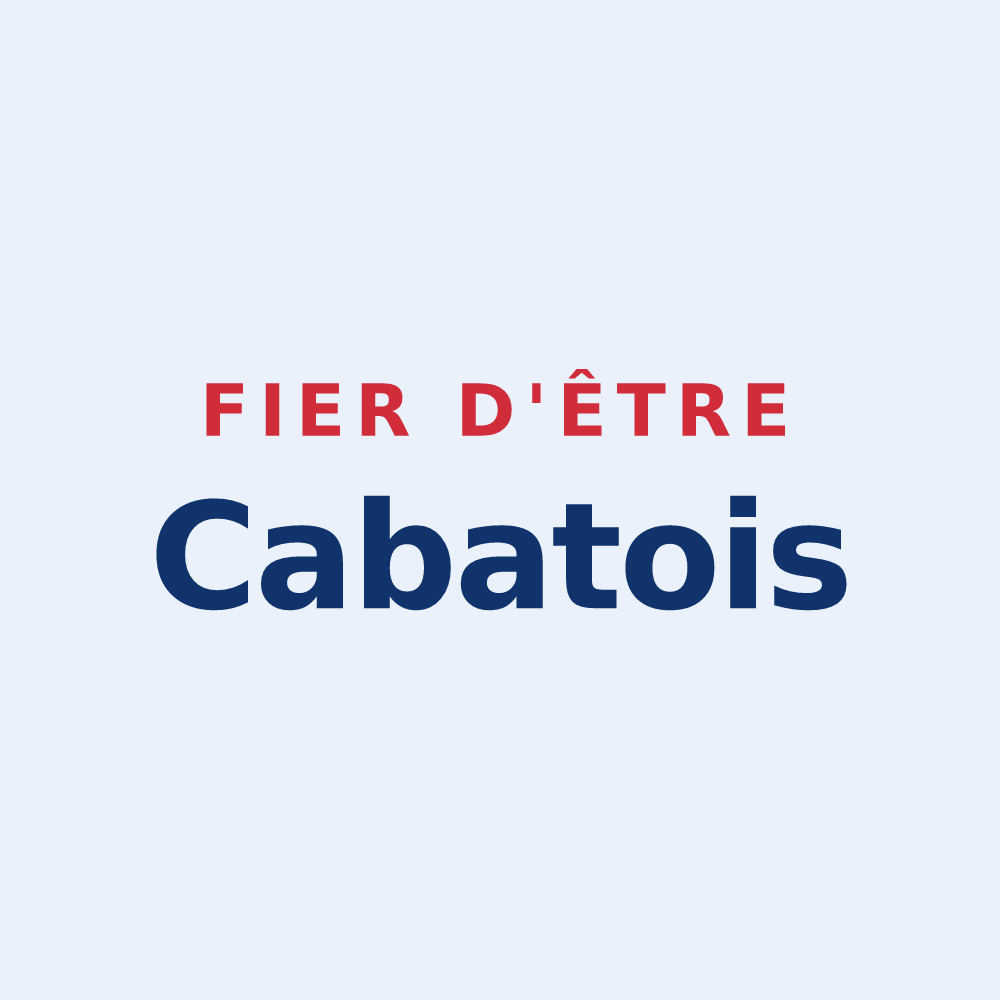 Sticker « Fier d'être Cabatois » — design pour Cazaux-Debat