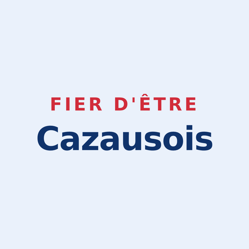 Sticker « Fier d'être Cazausois » — design pour Cazaux