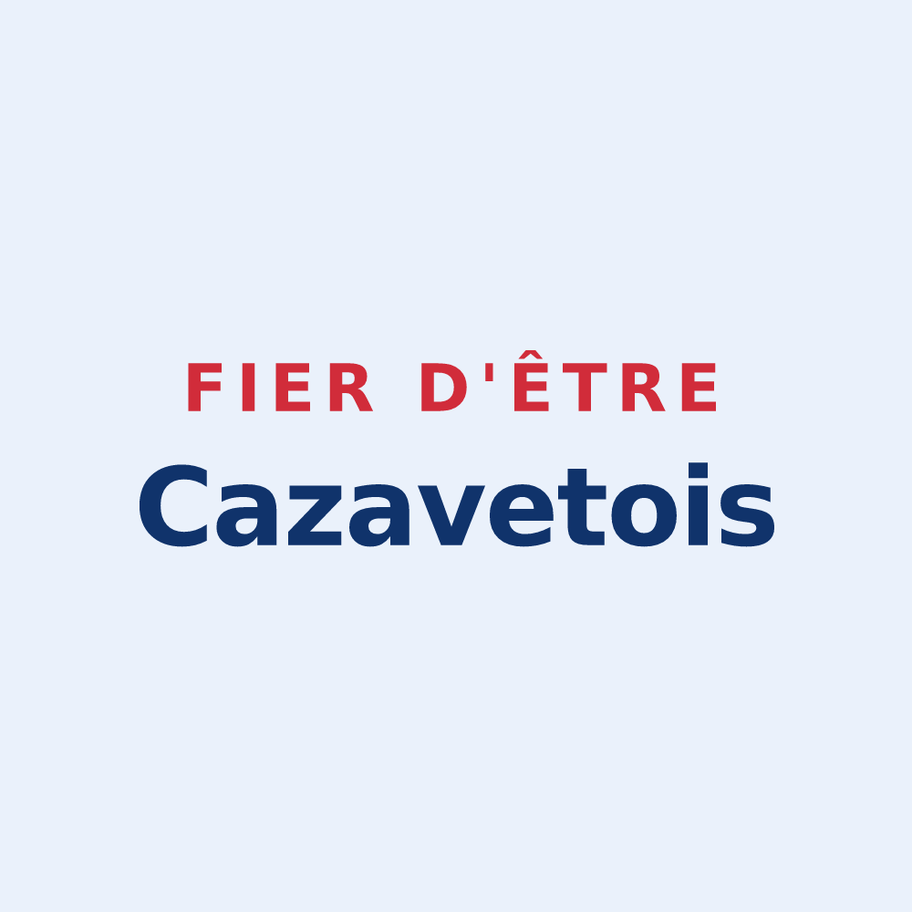 Sticker « Fier d'être Cazavetois » — design pour Cazavet