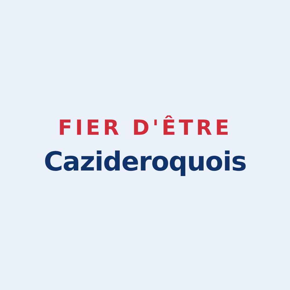 Sticker « Fier d'être Cazideroquois » — design pour Cazideroque