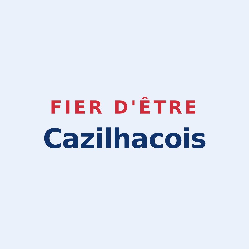 Sticker « Fier d'être Cazilhacois » — design pour Cazilhac