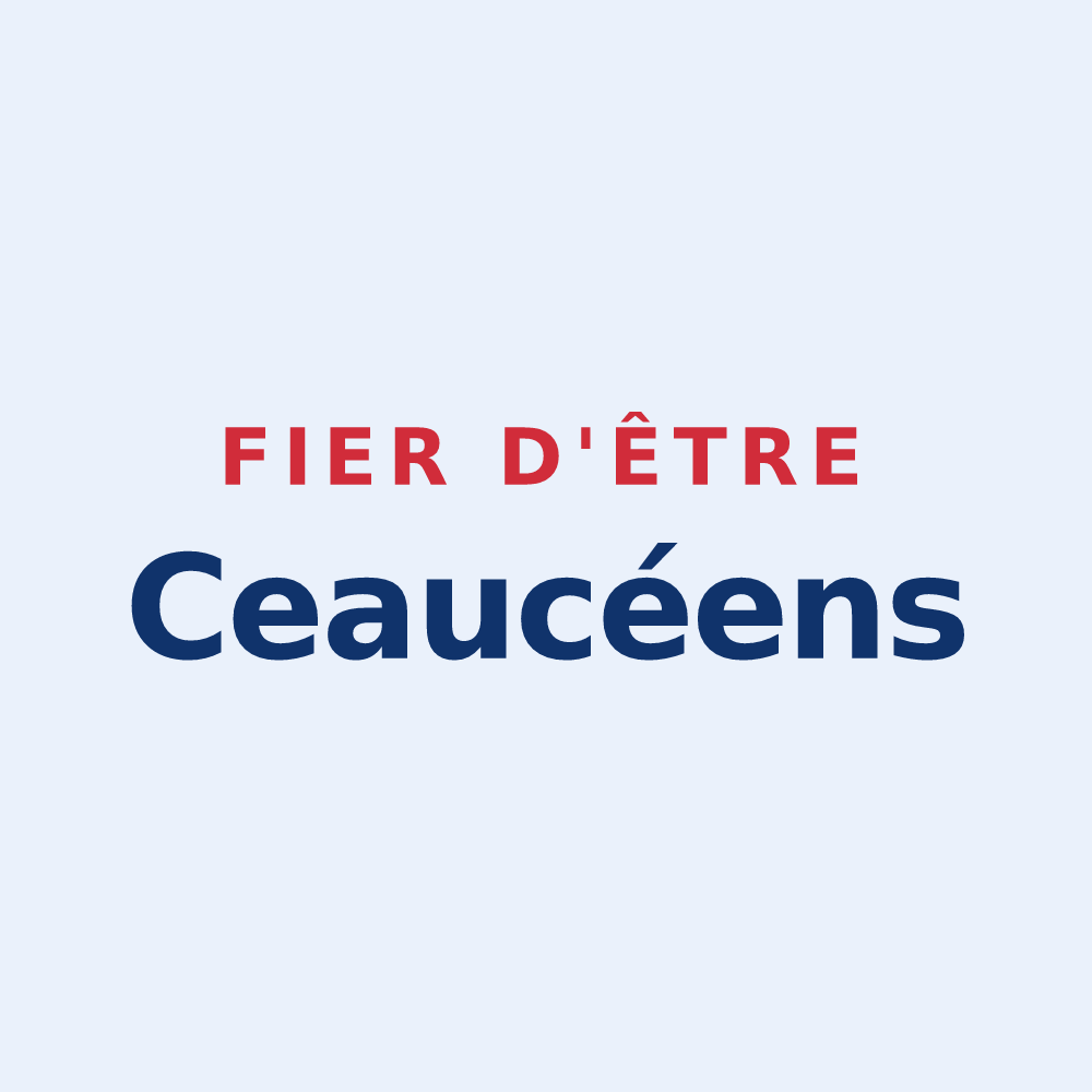 Sticker « Fier d'être Ceaucéens » — design pour Ceaucé