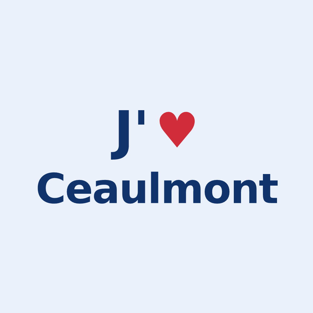Sticker personnalisé Ceaulmont — design J'aime Ceaulmont