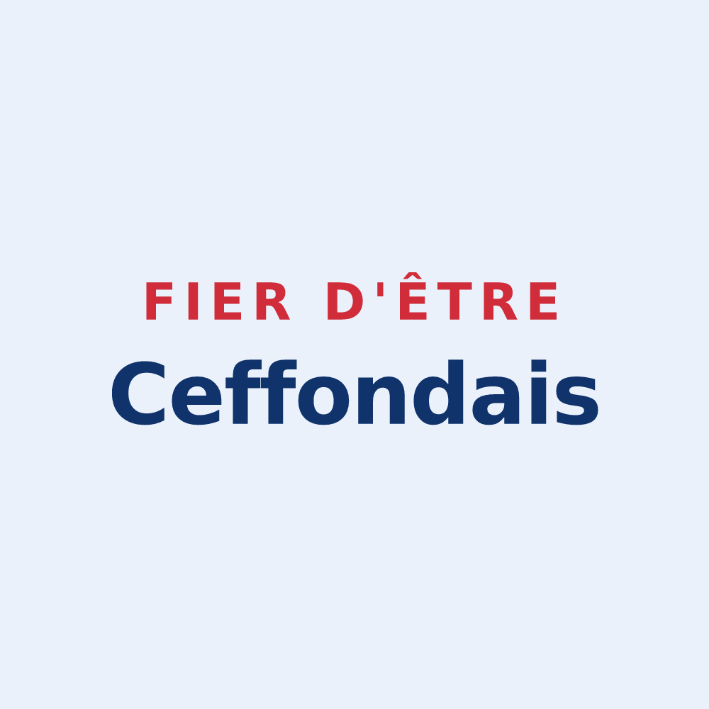 Sticker « Fier d'être Ceffondais » — design pour Ceffonds