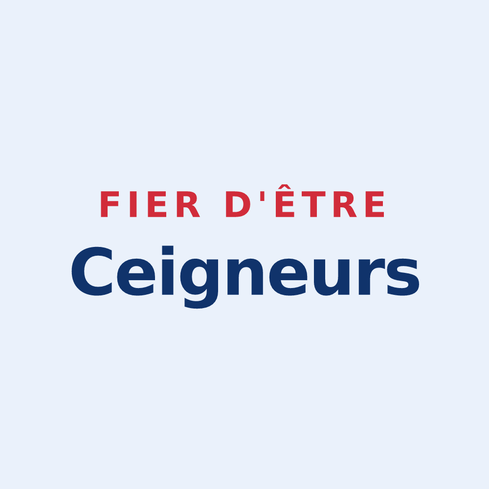 Sticker « Fier d'être Ceigneurs » — design pour Ceignes