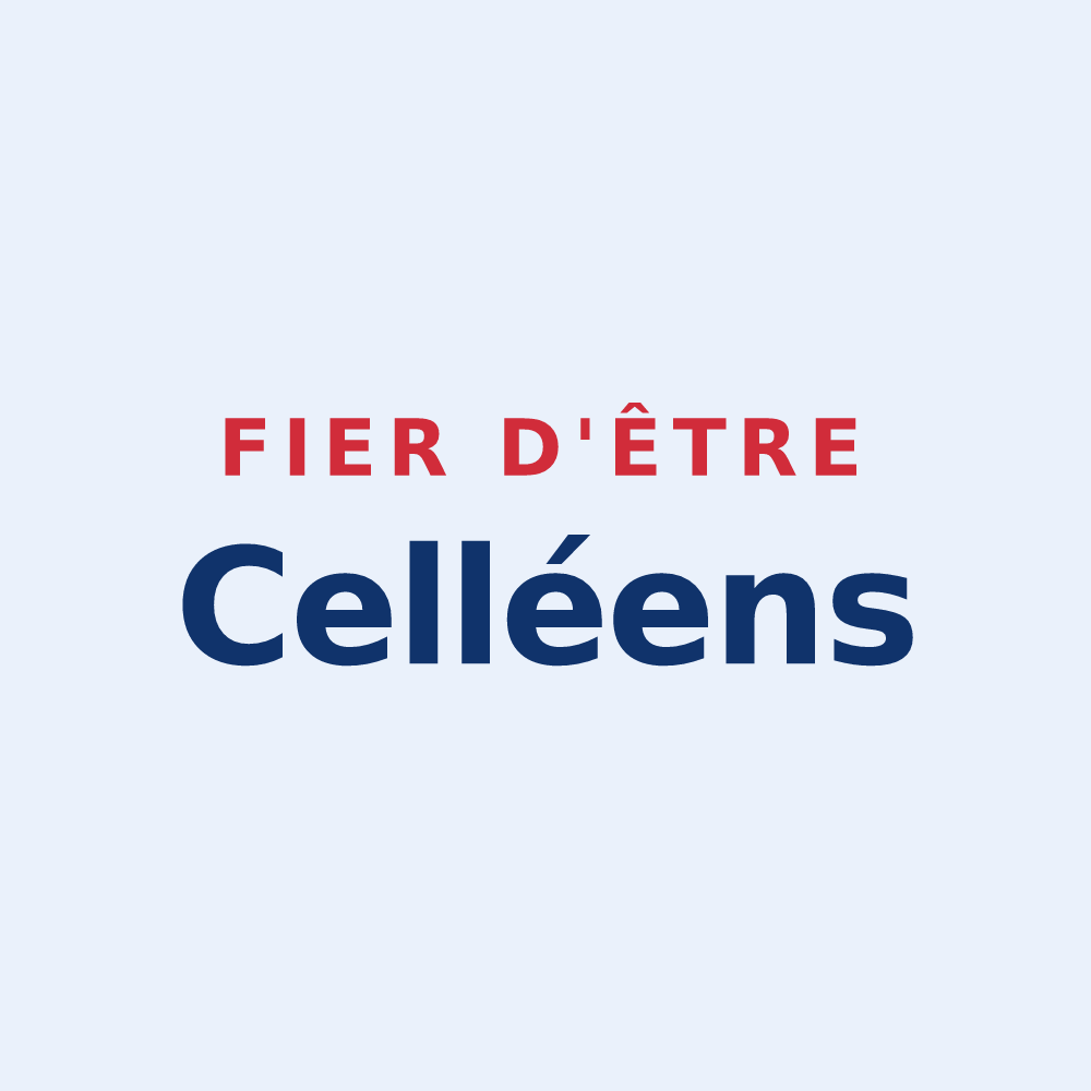 Sticker « Fier d'être Celléens » — design pour Cellé