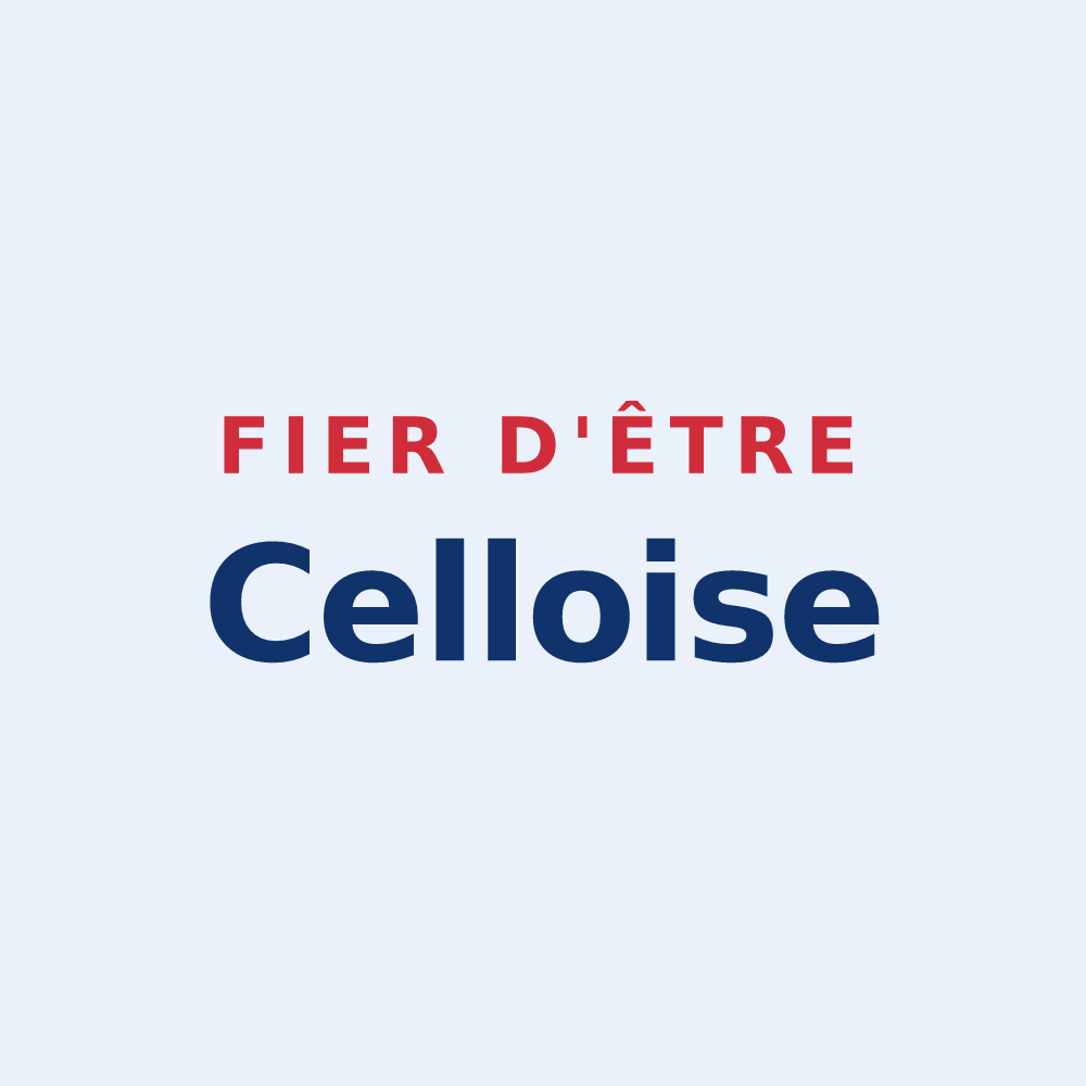 Sticker « Fier d'être Celloise » — design pour Celles-sur-Belle
