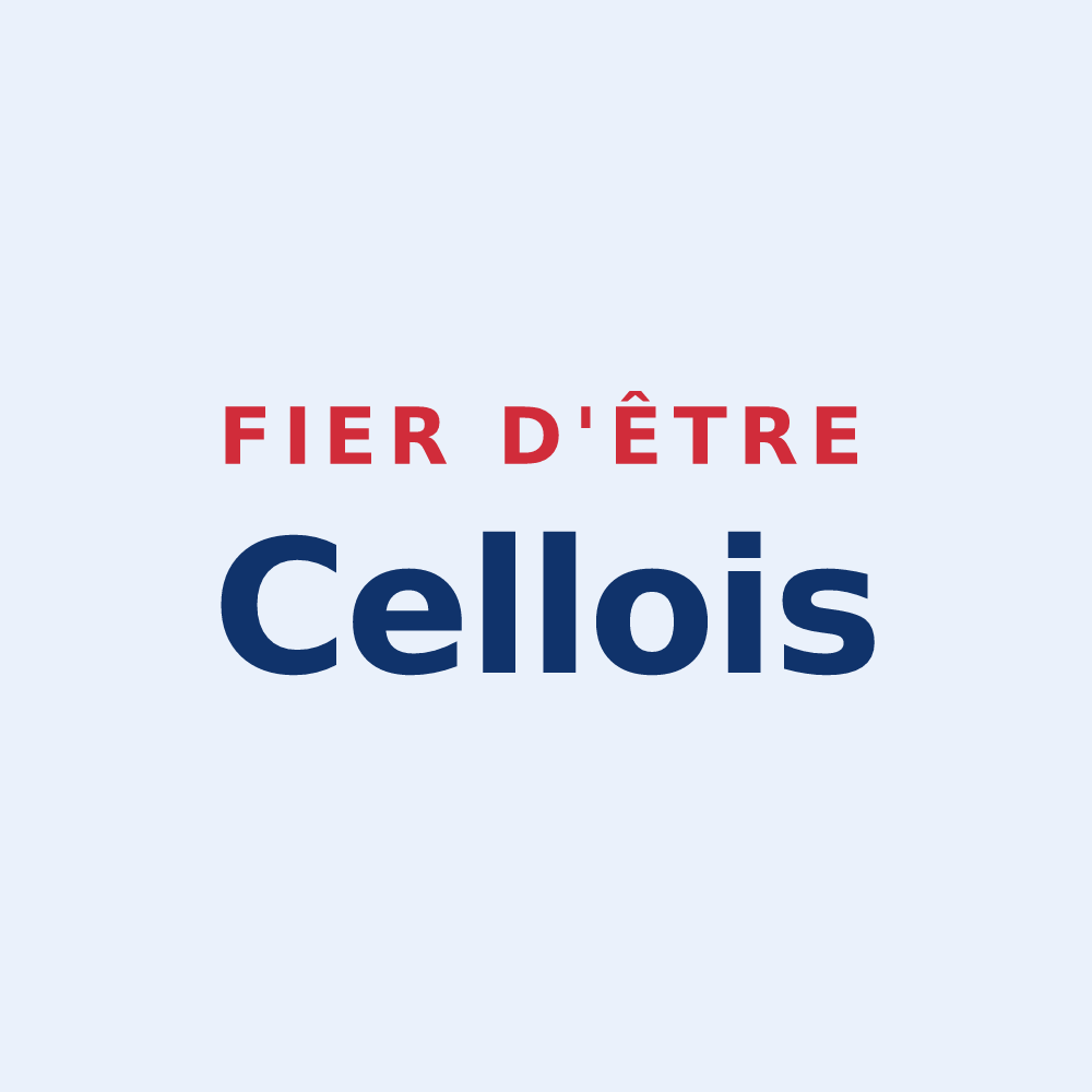 Sticker « Fier d'être Cellois » — design pour Celles-sur-Plaine