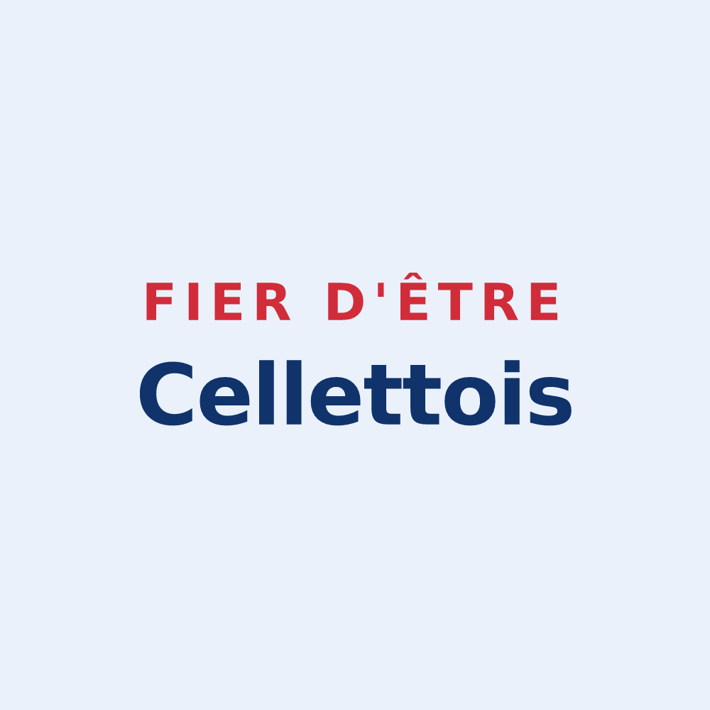 Sticker « Fier d'être Cellettois » — design pour Cellettes