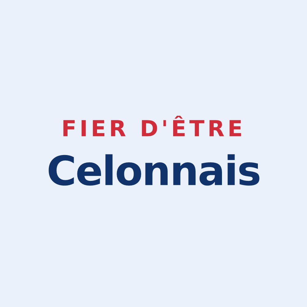 Sticker « Fier d'être Celonnais » — design pour Celon