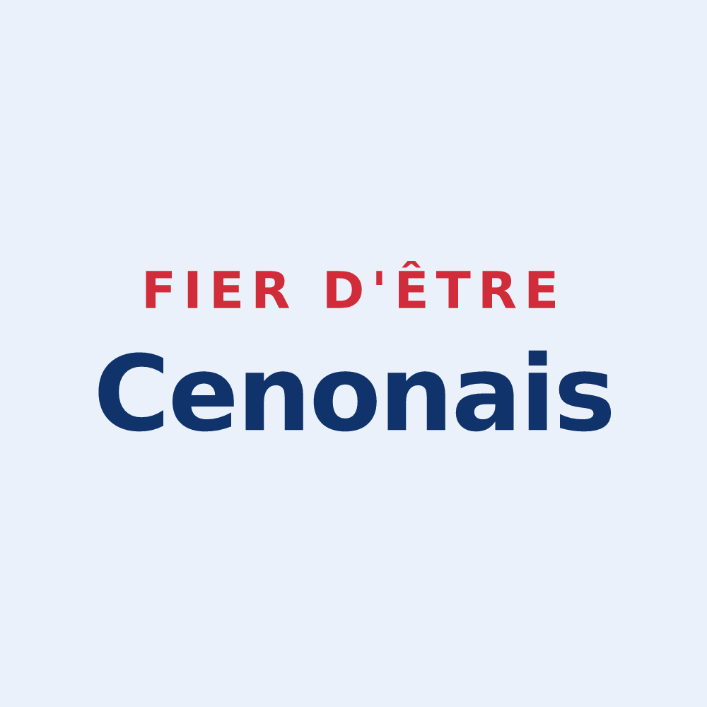 Sticker « Fier d'être Cenonais » — design pour Cenon-sur-Vienne