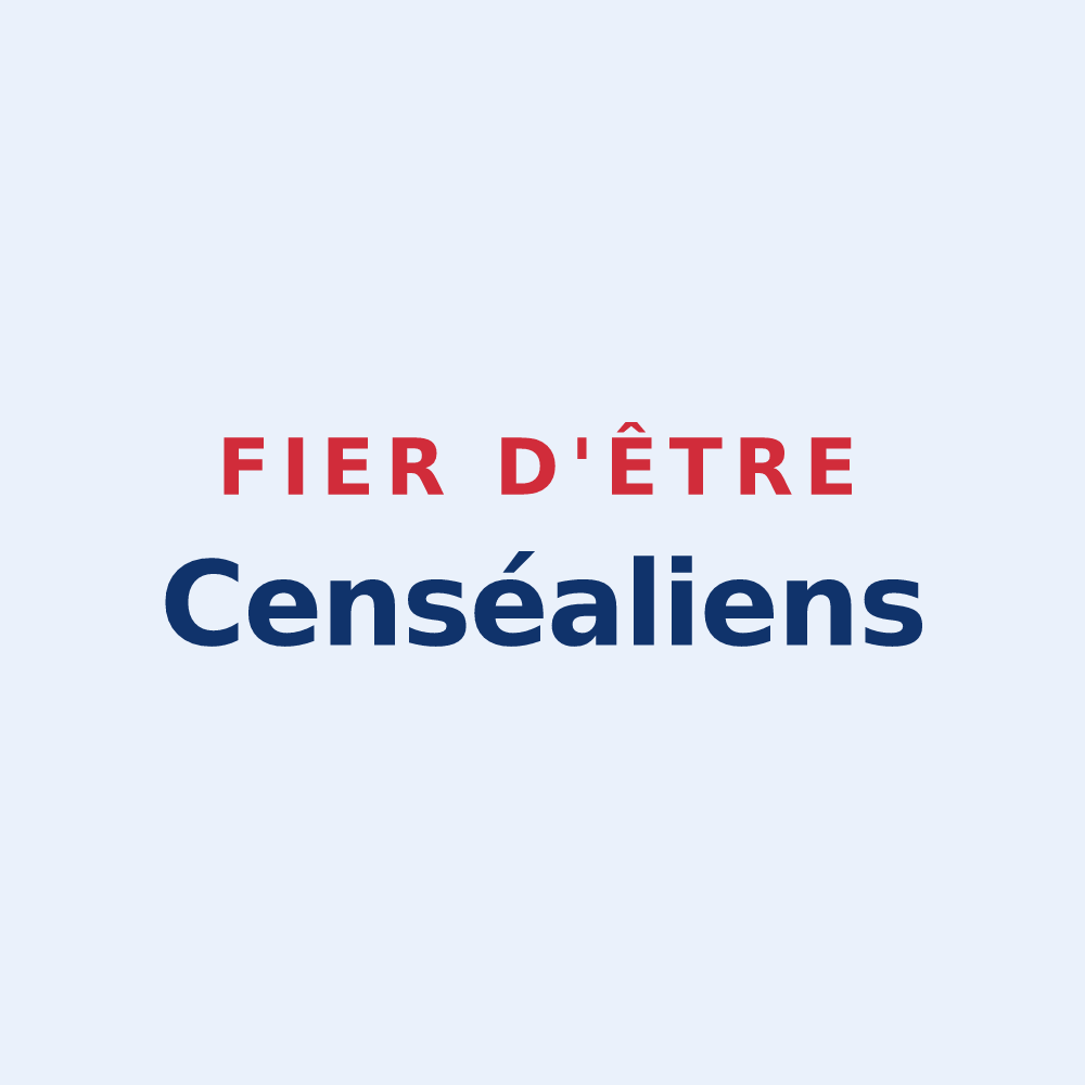 Sticker « Fier d'être Censéaliens » — design pour Censeau