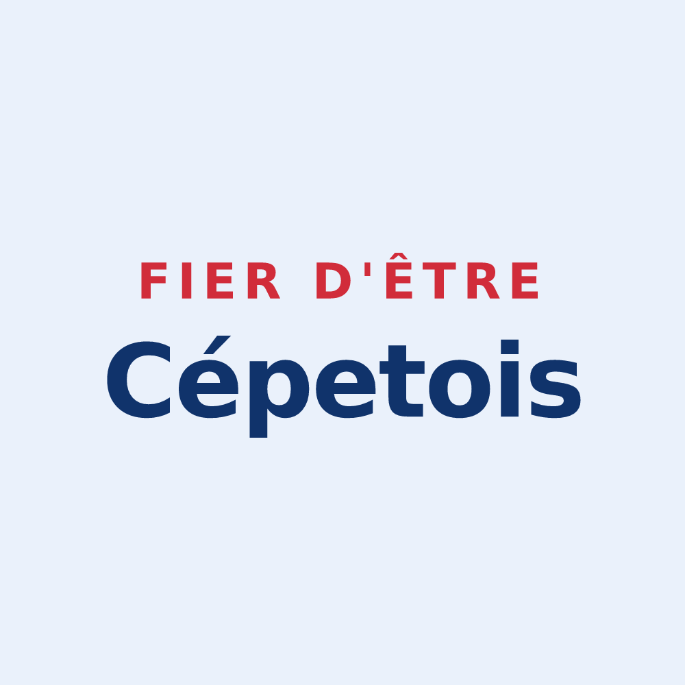 Sticker « Fier d'être Cépetois » — design pour Cépet