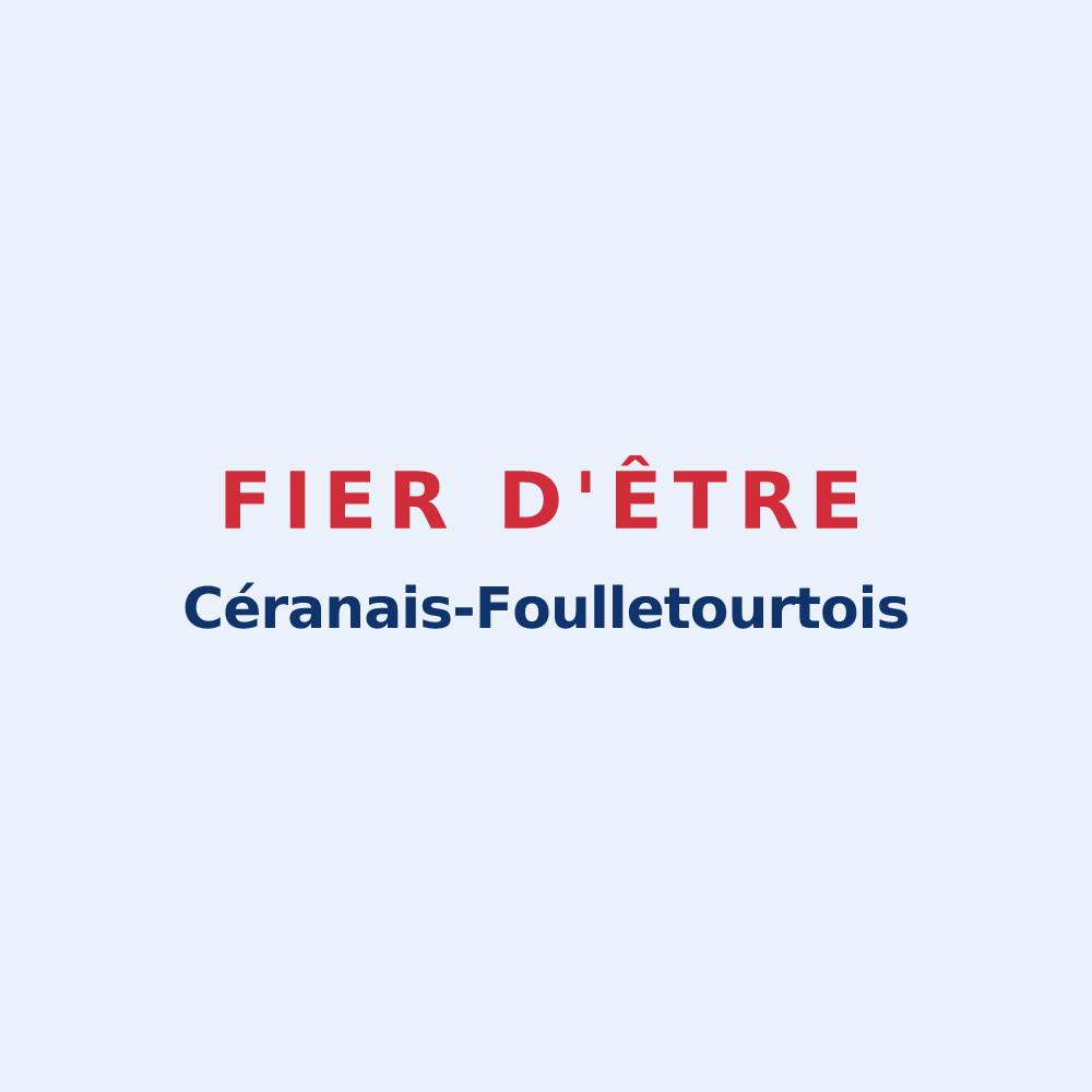 Sticker « Fier d'être Céranais-Foulletourtois » — design pour Cérans-Foulletourte