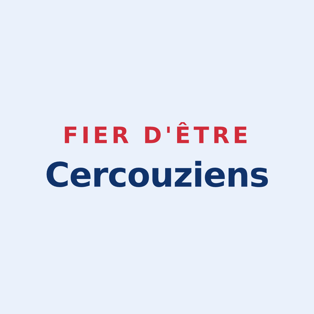 Sticker « Fier d'être Cercouziens » — design pour Cercoux