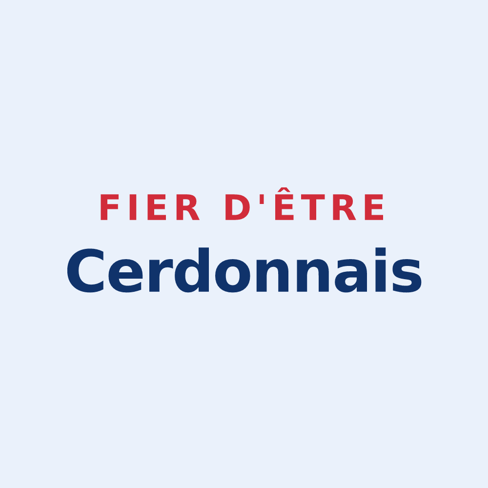 Sticker « Fier d'être Cerdonnais » — design pour Cerdon